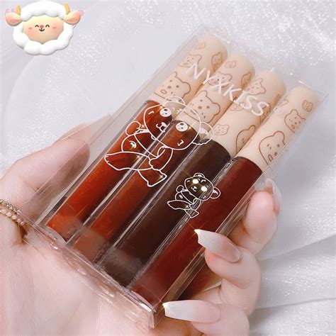 turbo bear|1Pcs Turbo Bear Lipstick Air Lip Glaze Matte Liquid Lip Gloss .